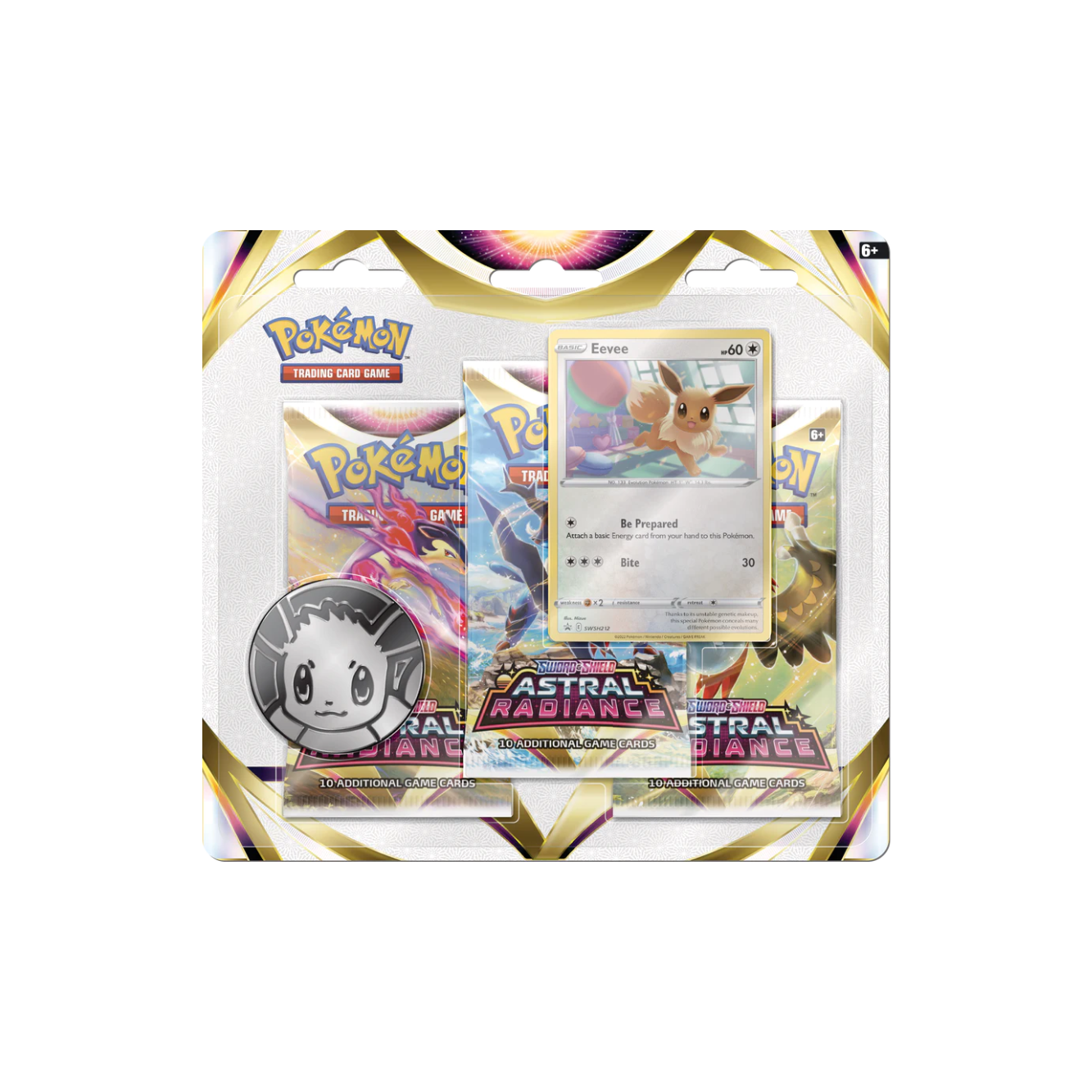 Pokemon - Astral Radiance - 3 Pack Blister - Eevee