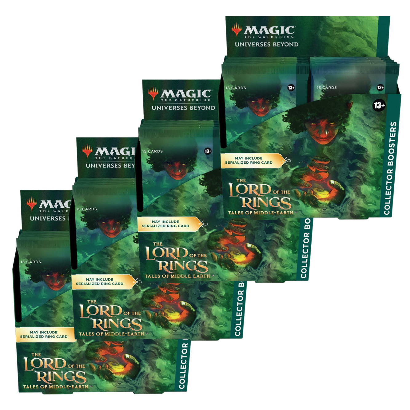 MTG - The Lord of the Rings: Tales of Middle-Earth - English Collector Booster Box Bundle Of 4