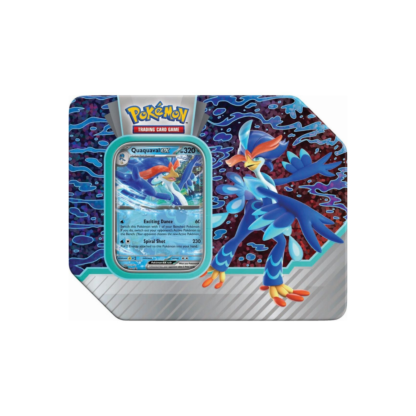 Pokemon TCG: Paldea Partners Tin - Quaquaval ex